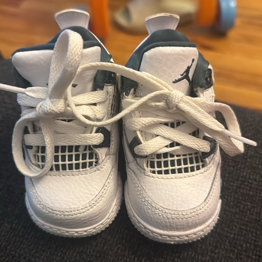Jordan Kids Sneakers White and Green